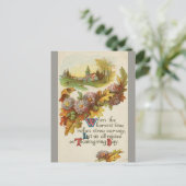 感謝祭に喜びを　ヴィンテージ ポストカード (スタンド正面)