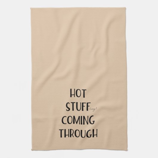 感謝祭に来熱い詰めおもしろい物 キッチンタオル (縦)