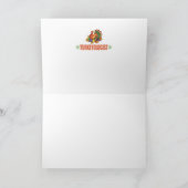 感謝祭のおもしろいトルコ シーズンカード (内部)