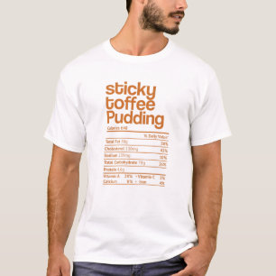 感謝祭のお祝いに、おしっこい食べ物をプディングする栄養の事実 Tシャツ