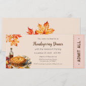 感謝祭のお誘い, 感謝祭の食事のお誘い 招待状 (正面/裏面)