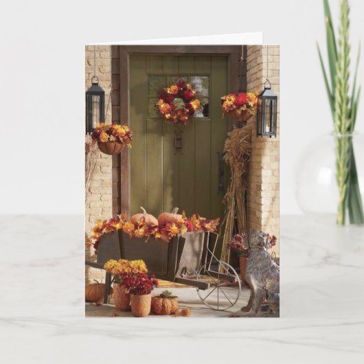 感謝祭のお願い/お友達だと言いた恋しく思いこと シーズンカード (正面)