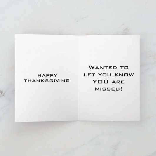 感謝祭のお願い/お友達だと言いた恋しく思いこと シーズンカード (内部)