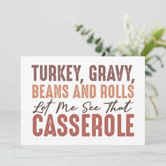 感謝祭のごちそう カード (スタンド正面)