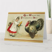 感謝祭のご多幸をお祈りします カード (正面)