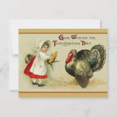 感謝祭のご多幸をお祈りします シーズンカード (正面)