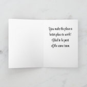 感謝祭のご挨拶（素敵な同僚へ） シーズンカード (内部)