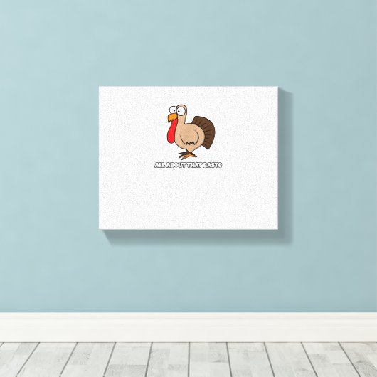 感謝祭のそおもしろいの種族 キャンバスプリント (インサイチュ (ウッドフロア))