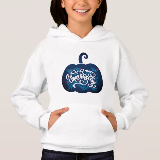 感謝祭のためのカボチャのファッショナブル文字 (正面)