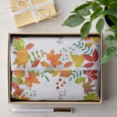 感謝祭のためのカラフルな秋の群葉 薄葉紙 (ギフト)