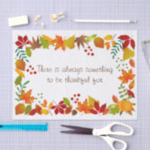 感謝祭のためのカラフルな秋の群葉 薄葉紙 (クラフト)