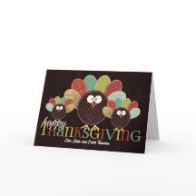 感謝祭のためのパッチワークトルコ家族