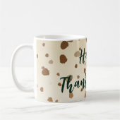 感謝祭のどんぐり コーヒーマグカップ (左)