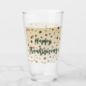 感謝祭のどんぐり タンブラーグラス (正面)