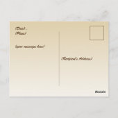 感謝祭のどんぐり ポストカード (裏面)