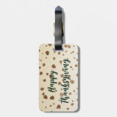 感謝祭のどんぐり ラゲッジタグ (裏面縦)