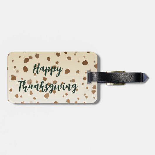感謝祭のどんぐり ラゲッジタグ (裏面横)