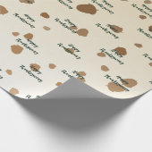感謝祭のどんぐり ラッピングペーパー (角)