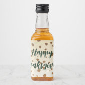 感謝祭のどんぐり リキュールボトルラベル (正面)