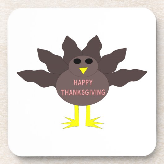 感謝祭のひよこちゃんコースター コースター (正面)