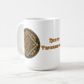 感謝祭のアイコンマグ コーヒーマグカップ (正面左)