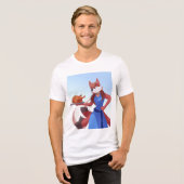 感謝祭のアントンの母 トライブレンドＴシャツ (正面全面)