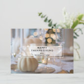 感謝祭のエレガントテーブル置き場の写真 シーズンカード (スタンド正面)