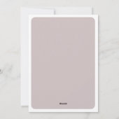 感謝祭のエレガントフローラカボチャの写真カード シーズンカード (裏面)