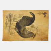 感謝祭のオンドリ キッチンタオル (横)