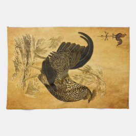 感謝祭のオンドリ キッチンタオル