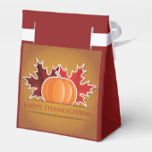 感謝祭のカエデとカボチャ フェイバーボックス (裏面サイド)