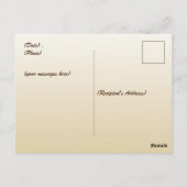 感謝祭のカエルの葉のポストカード ポストカード (裏面)