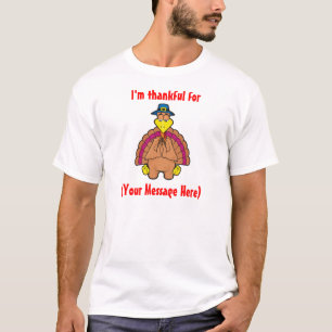感謝祭のカスタマイズ可能なTシャツ Tシャツ