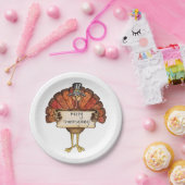 感謝祭のカスタムな紙皿かトルコ ペーパープレート (パーティー)