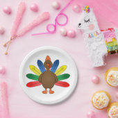 感謝祭のカスタムな紙皿かトルコ ペーパープレート (パーティー)