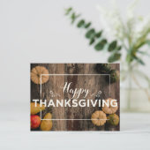 感謝祭のカボチャ ポストカード (スタンド正面)