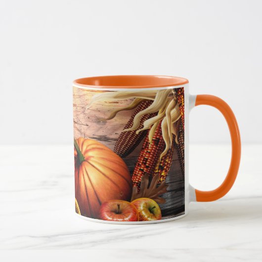 感謝祭のカボチャ マグカップ (右)