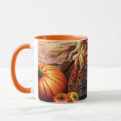 感謝祭のカボチャ マグカップ (左)