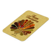 感謝祭のカラフルお祝い マグネット (左側)