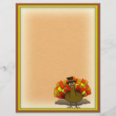 感謝祭のカートゥーン・ターキー・ピルグリム チラシ (裏面)