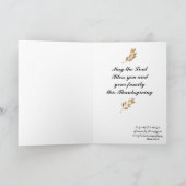 感謝祭のカードを恵み数える シーズンカード (内部)