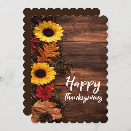 感謝祭のカード2022, 招待状 (正面/裏面)