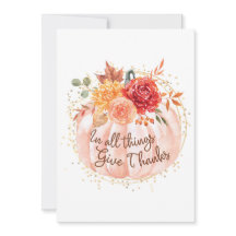 感謝祭のカード – すべて与えの感謝していで