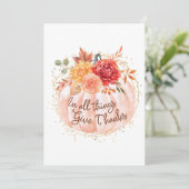 感謝祭のカード – すべて与えの感謝していで シーズンカード (スタンド正面)