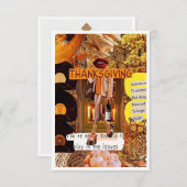 感謝祭のカード サンキューカード (正面/裏面)