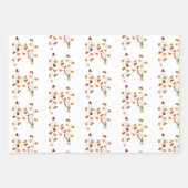 感謝祭のギフトラッパー ラッピングペーパーシート (正面)