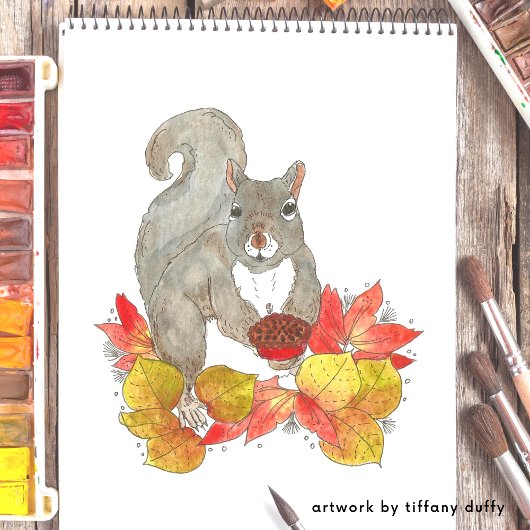 感謝祭のクヌギの実のタルト カード