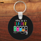 感謝祭のクリスマスの人生の先生 キーホルダー (正面)