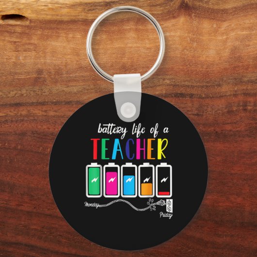 感謝祭のクリスマスの人生の先生 キーホルダー (正面)