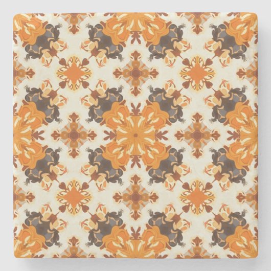 感謝祭のコースターデザイン ストーンコースター (正面)